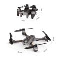 Attop 720 P grand angle Wifi Caméra Pliable Drone Altitude Tenir Optical Flux Positionnement Quadcopter AR mode de jeu SJY-X-Pack8